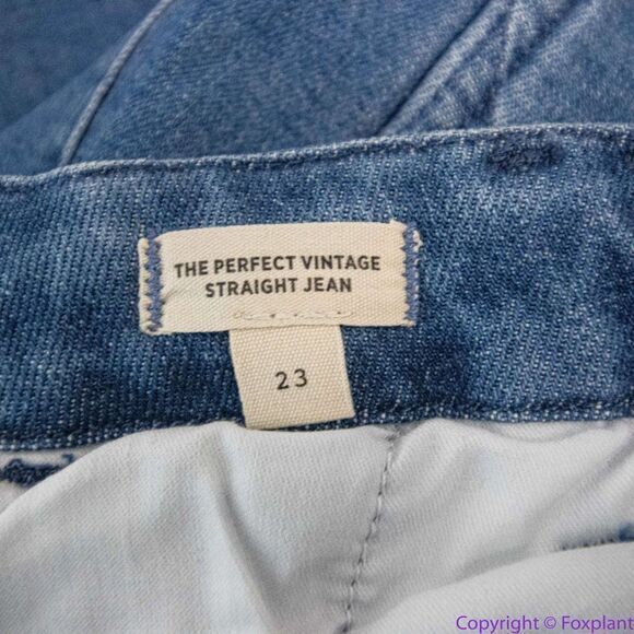 NEW Madewell Perfect Vintage Jean in Medium Indigo Wash: Seamed Edition, 23 - Picture 14 of 16